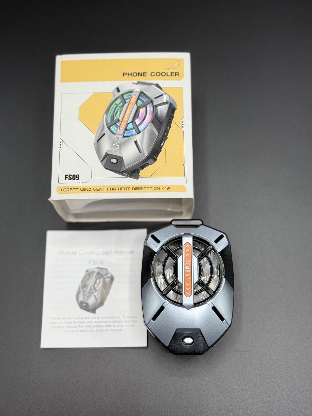 Black Mobile Phone Cooling Radiator - 1 Pcs