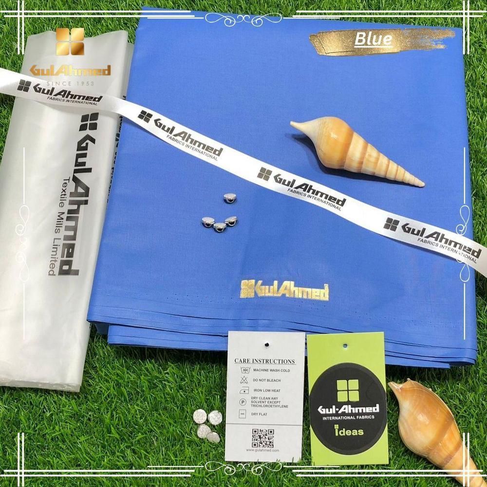 Men’s Unstitched Cotton Plain Suit